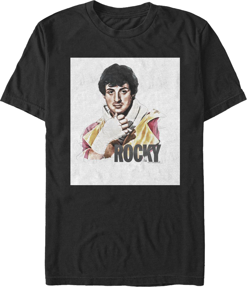 Rocky Balboa Sketch Rocky T-Shirt Hoodie, Sweatshirt | CiraTrend.com (Image 1)