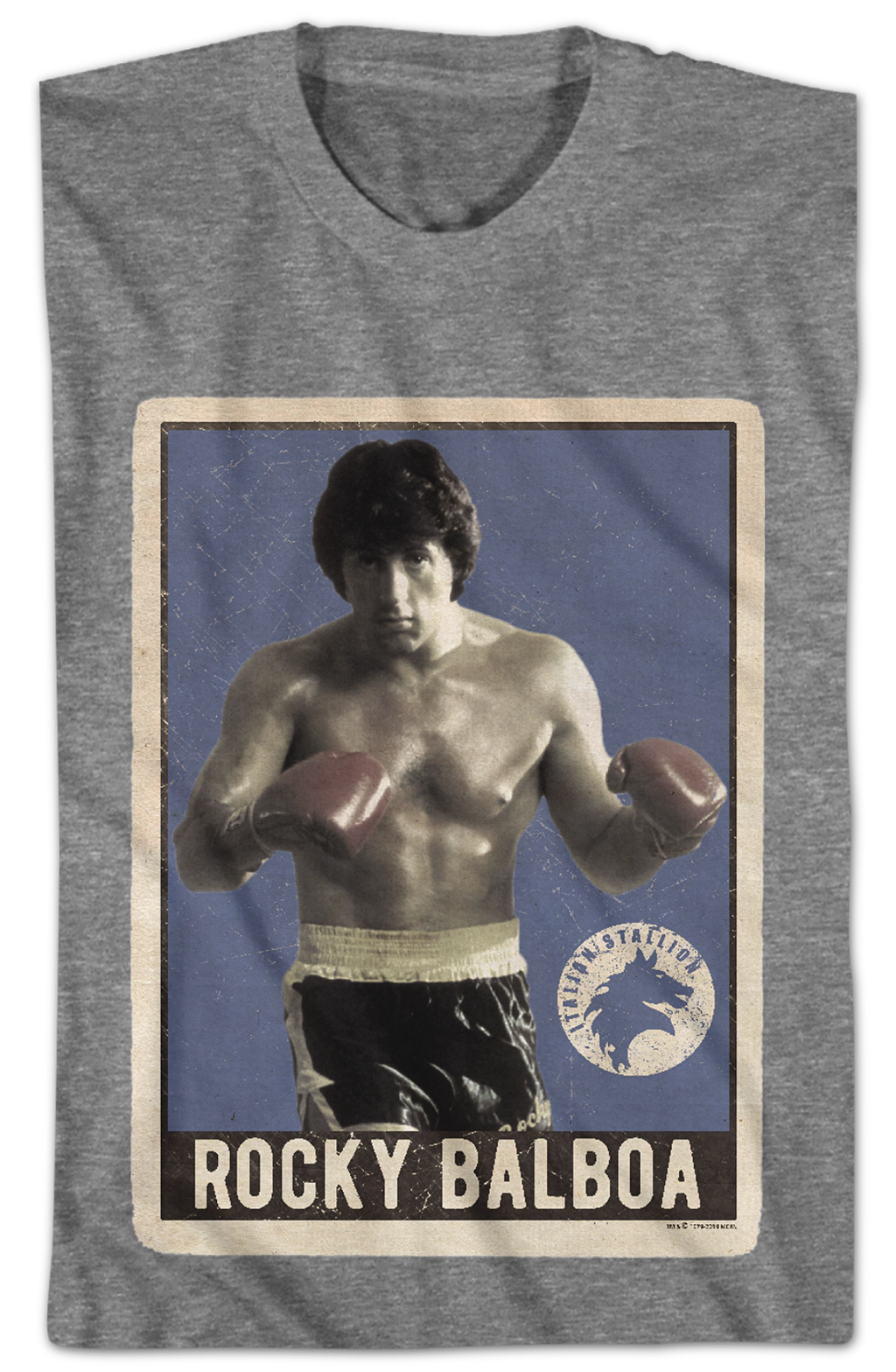 Rocky Balboa Trading Card T-Shirt Hoodie, Sweatshirt | CiraTrend.com (Image 2)