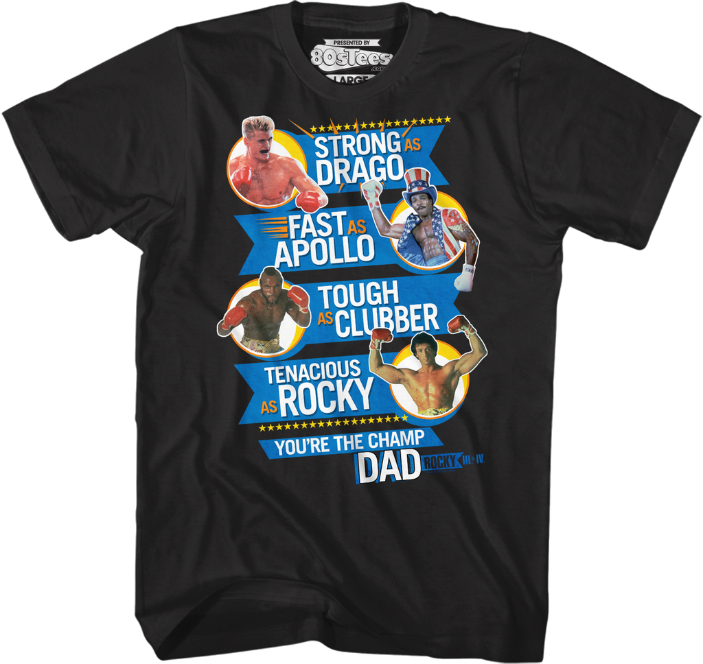 Rocky Father's Day T-Shirt Hoodie, Sweatshirt | CiraTrend.com (Image 1)