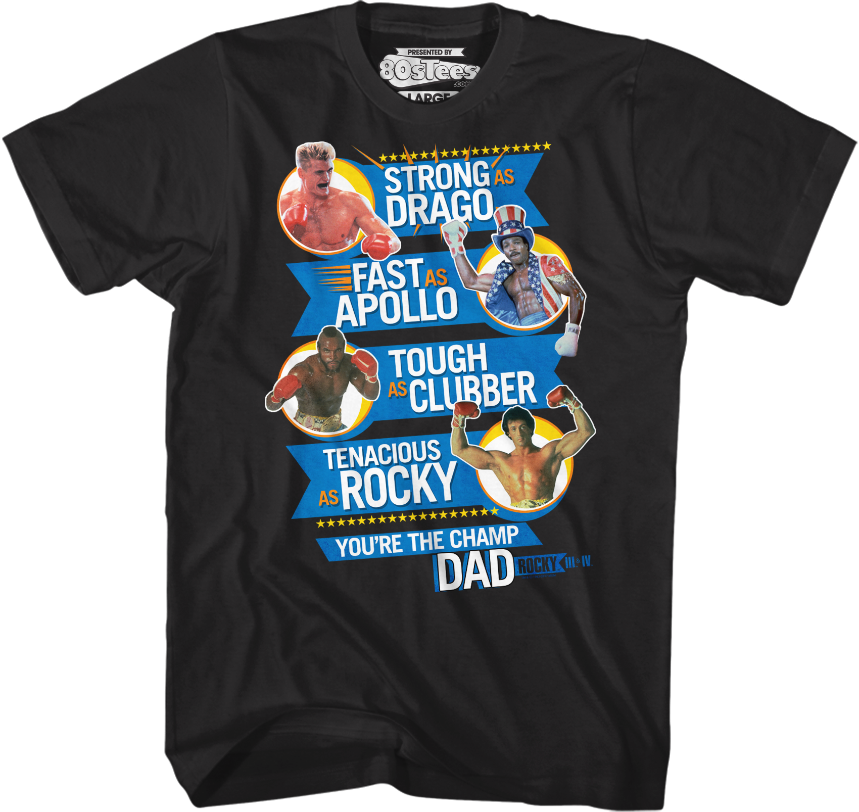Rocky Father's Day T-Shirt Hoodie, Sweatshirt | CiraTrend.com (Image 1)