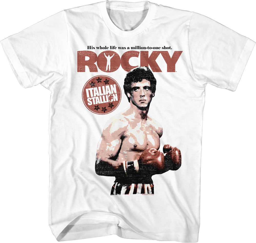Million To One Shot Rocky T-Shirt Hoodie, Sweatshirt | CiraTrend.com (Image 1)
