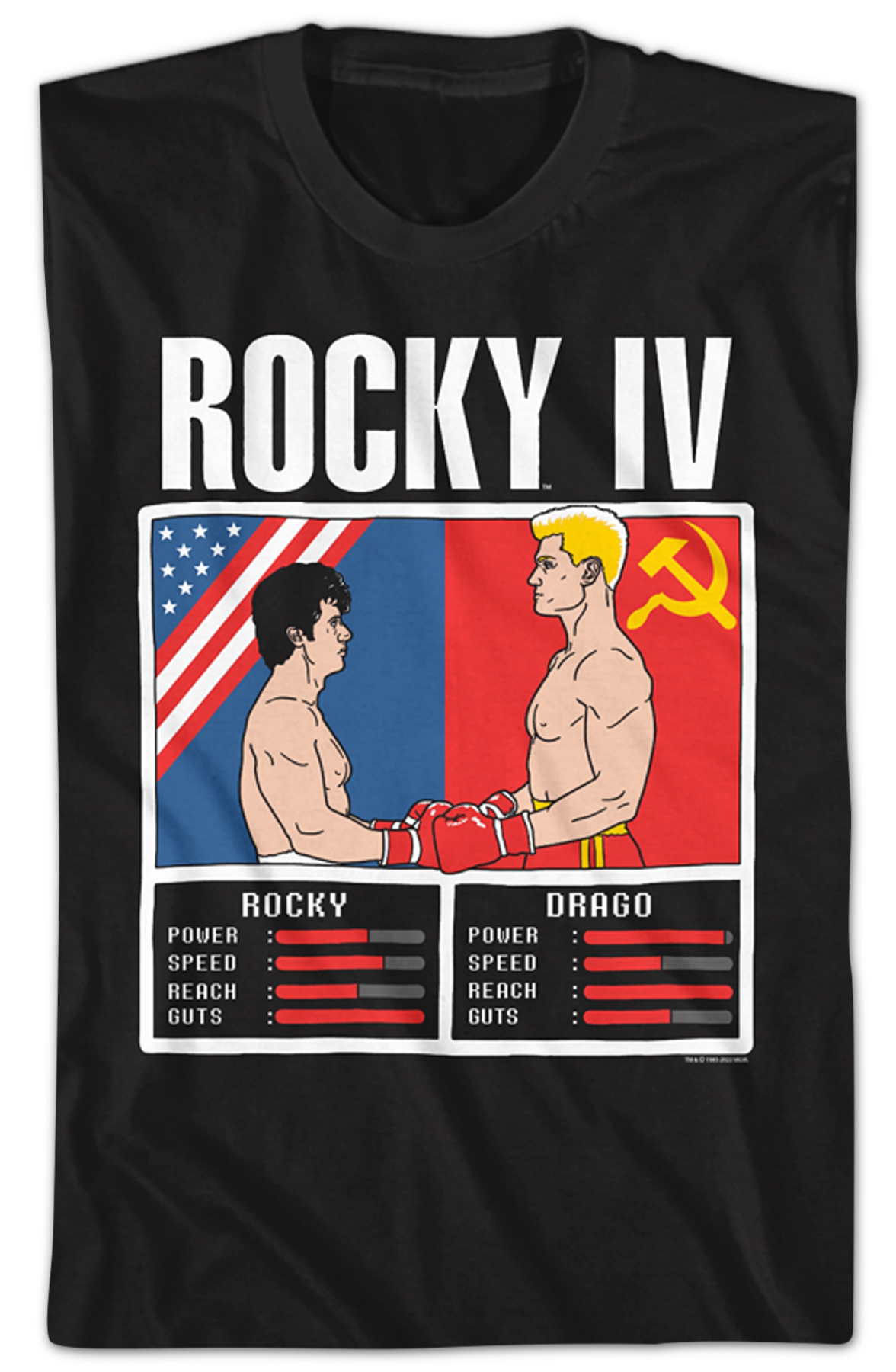 Rocky vs Drago Video Game Rocky IV T-Shirt Hoodie, Sweatshirt | CiraTrend.com (Image 2)