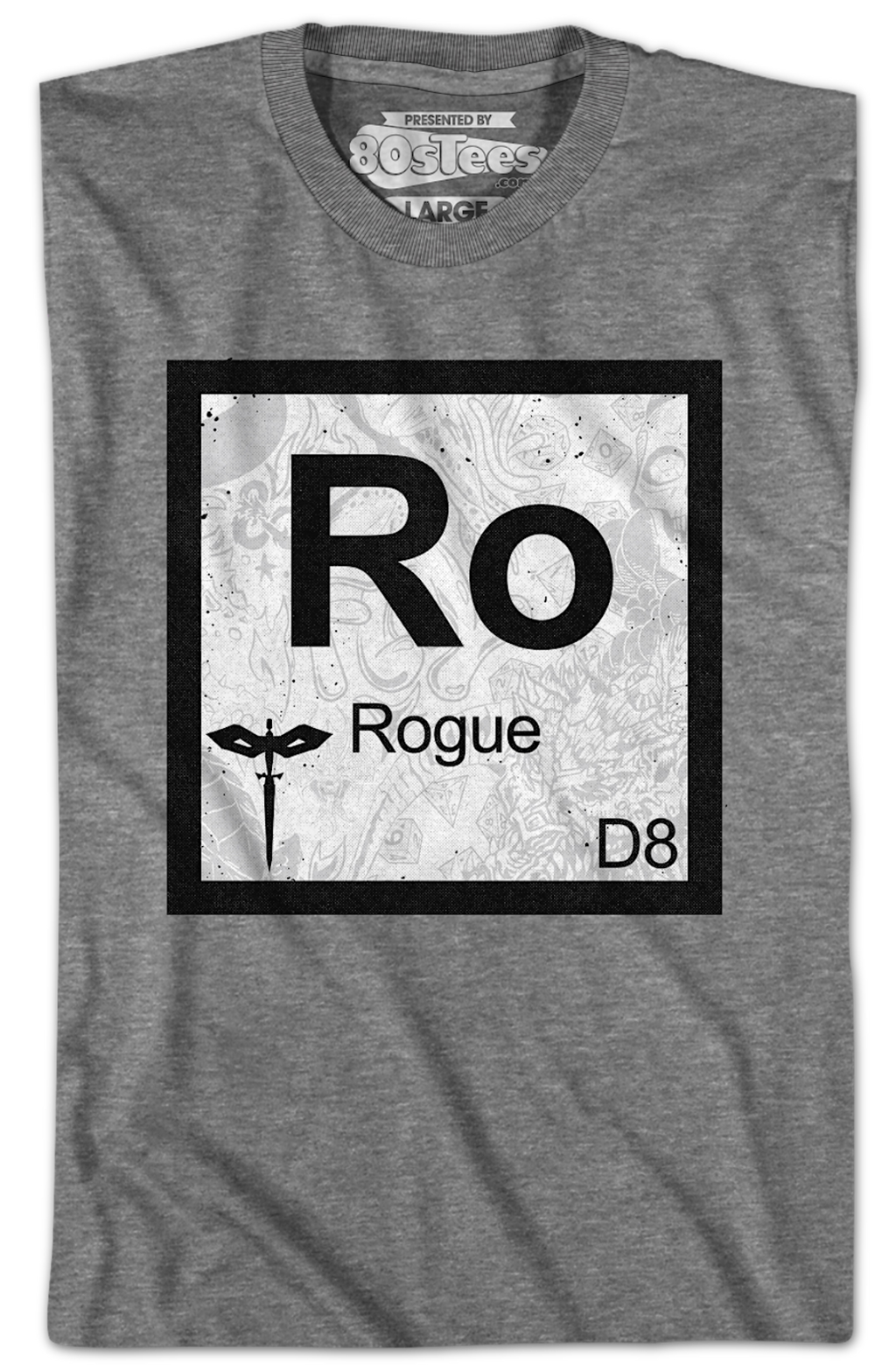 Rogue Element Symbol Dungeons & Dragons T-Shirt Hoodie, Sweatshirt | CiraTrend.com (Image 2)