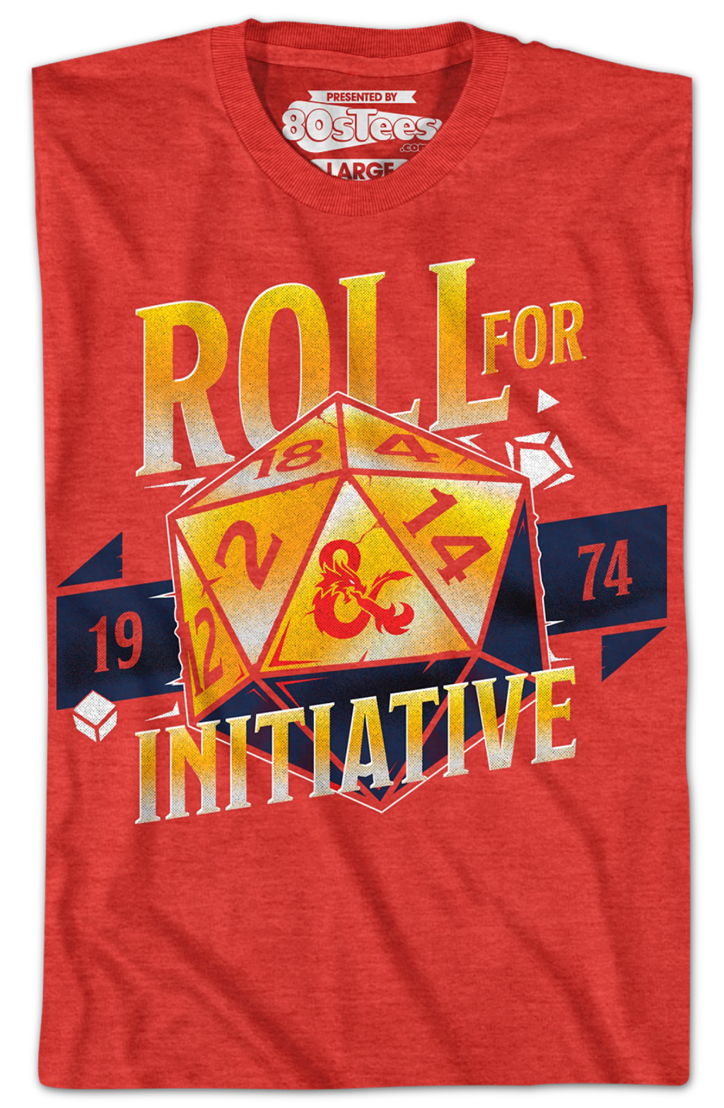 Roll For Initiative 1974 Dungeons & Dragons T-Shirt Hoodie, Sweatshirt | CiraTrend.com (Image 2)