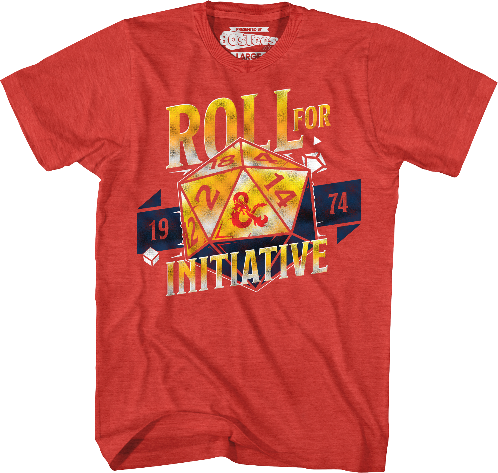 Roll For Initiative 1974 Dungeons & Dragons T-Shirt Hoodie, Sweatshirt | CiraTrend.com (Image 1)