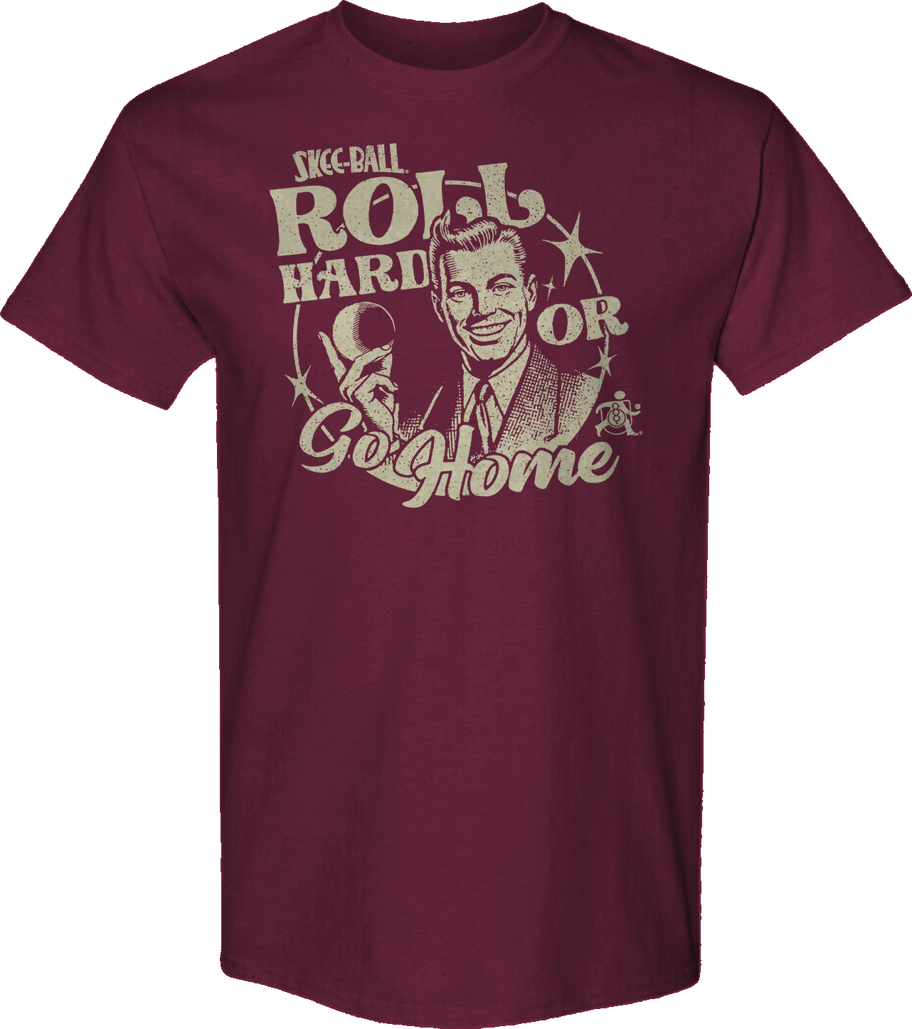 Roll Hard Or Go Home Skee-Ball T-Shirt Hoodie, Sweatshirt | CiraTrend.com (Image 1)