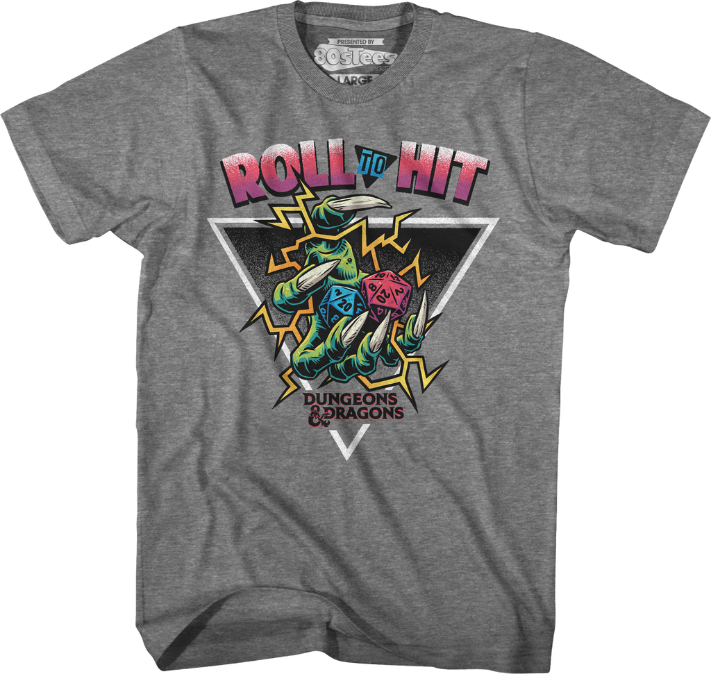 Roll To Hit Dungeons & Dragons T-Shirt Hoodie, Sweatshirt | CiraTrend.com (Image 1)