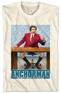 Ron Burgundy Poster Anchorman T-Shirt Hoodie, Sweatshirt | CiraTrend.com