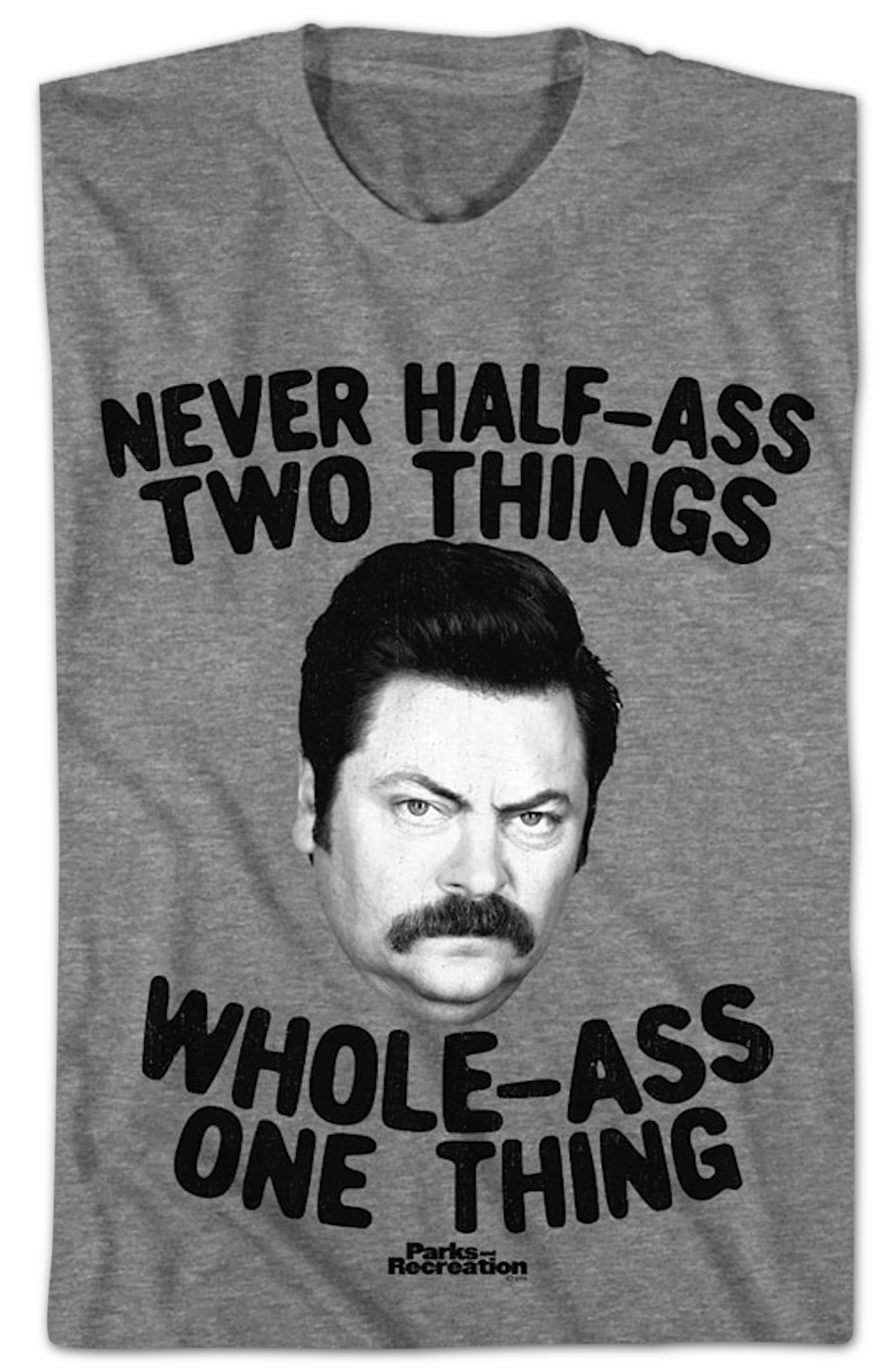 Ron Swanson Whole-Ass One Thing Parks and Recreation T-Shirt Hoodie, Sweatshirt | CiraTrend.com (Image 2)