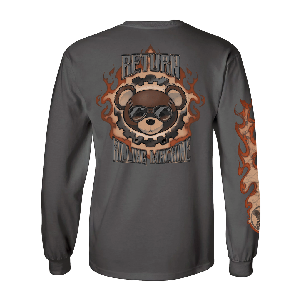 GUILTY GEAR - 'Return of the Killing Machine' Long Sleeve Shirt - Charcoal Hoodie, Sweatshirt | CiraTrend.com (Image 1)