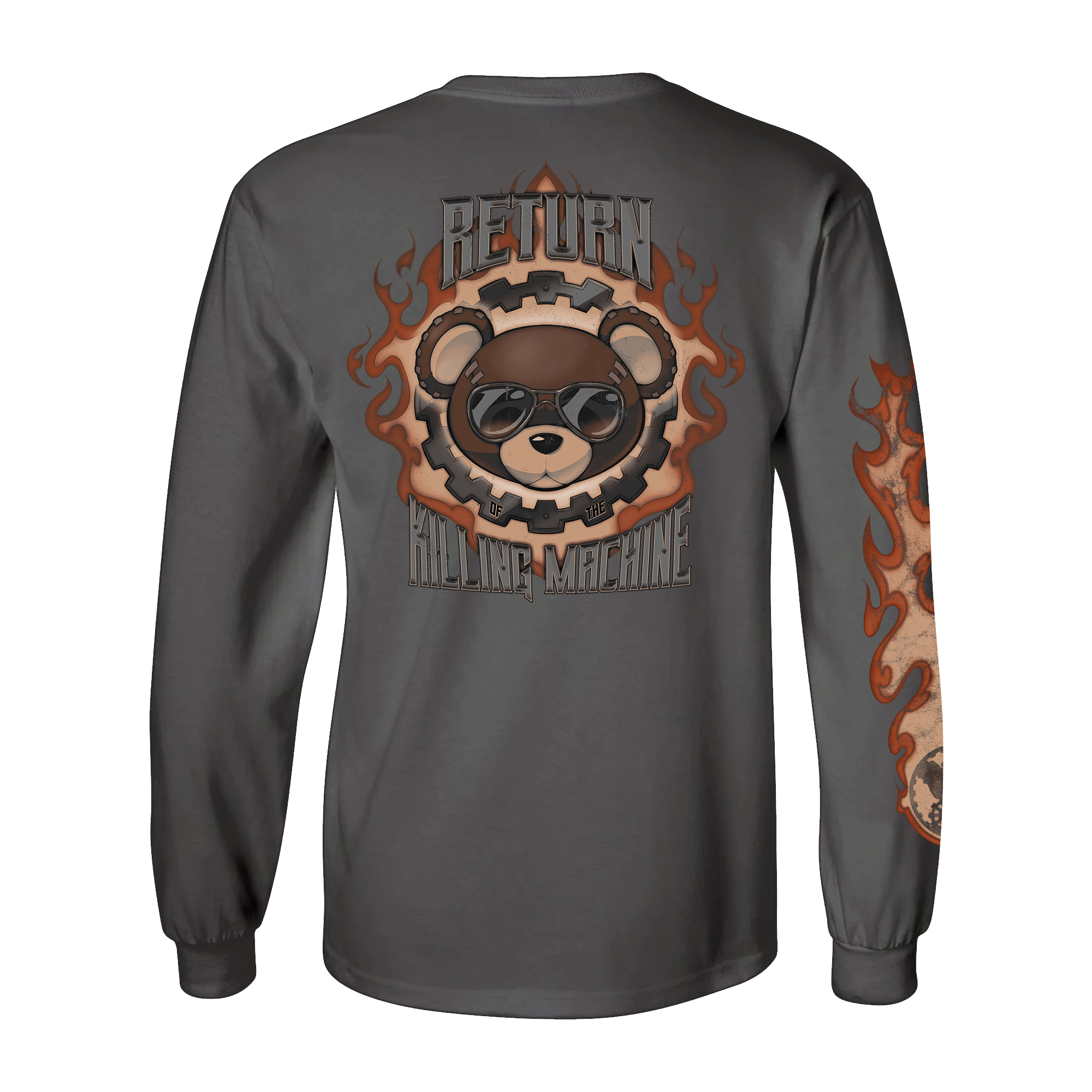GUILTY GEAR - 'Return of the Killing Machine' Long Sleeve Shirt - Charcoal Hoodie, Sweatshirt | CiraTrend.com (Image 1)