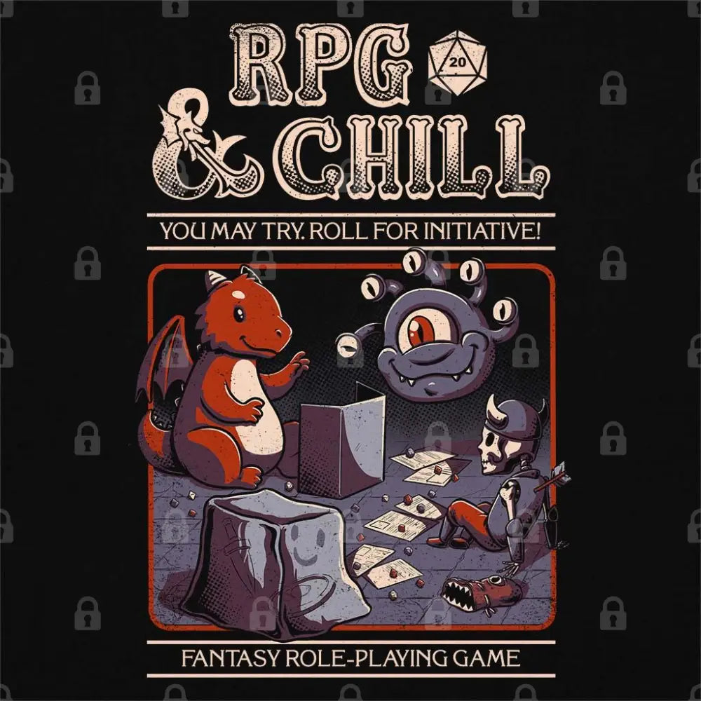 RPG and Chill T-Shirt Hoodie, Sweatshirt | CiraTrend.com (Image 1)