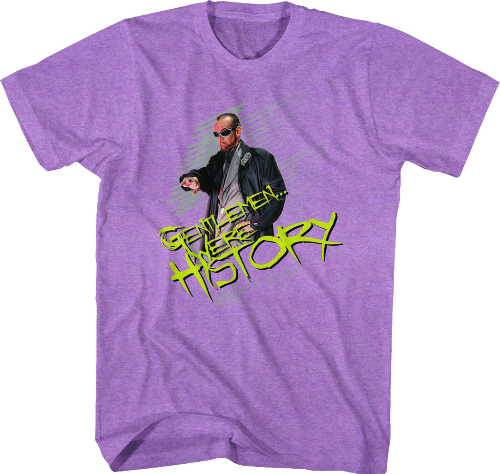 Purple Rufus We're History Bill And Ted's Excellent Adventure T-Shirt Hoodie, Sweatshirt | CiraTrend.com (Image 1)