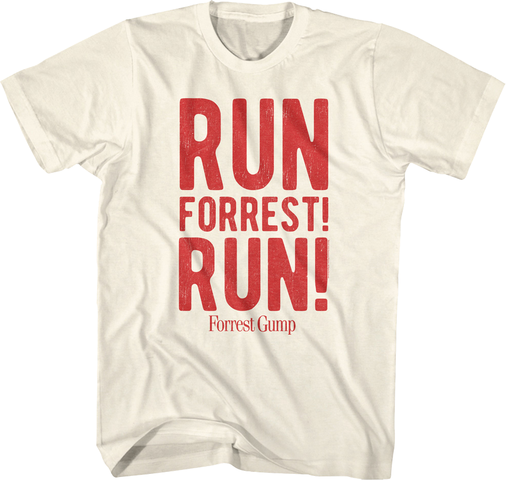 Run Forrest Run Forrest Gump T-Shirt Hoodie, Sweatshirt | CiraTrend.com (Image 1)