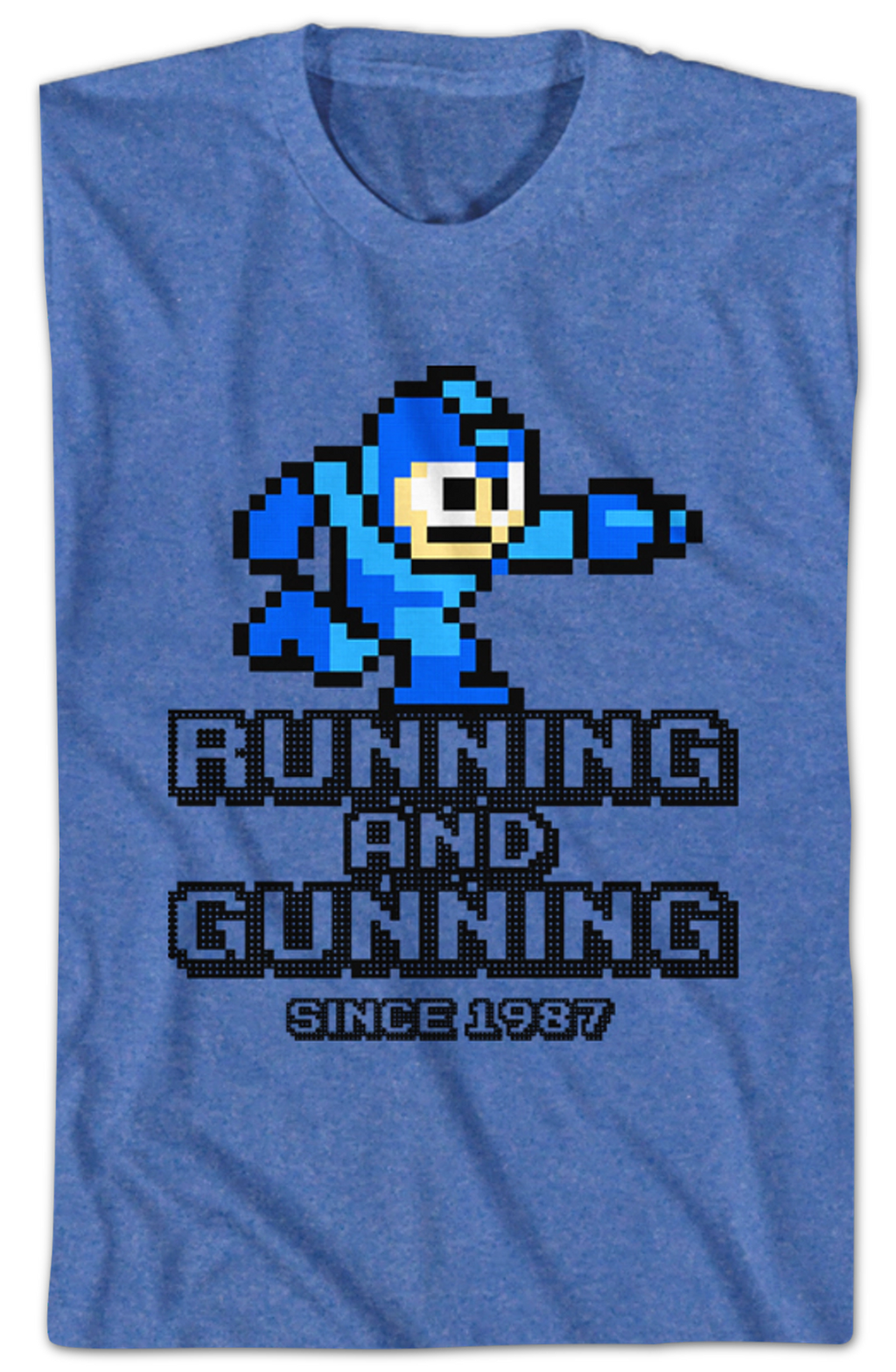 Running And Gunning Mega Man T-Shirt Hoodie, Sweatshirt | CiraTrend.com (Image 2)