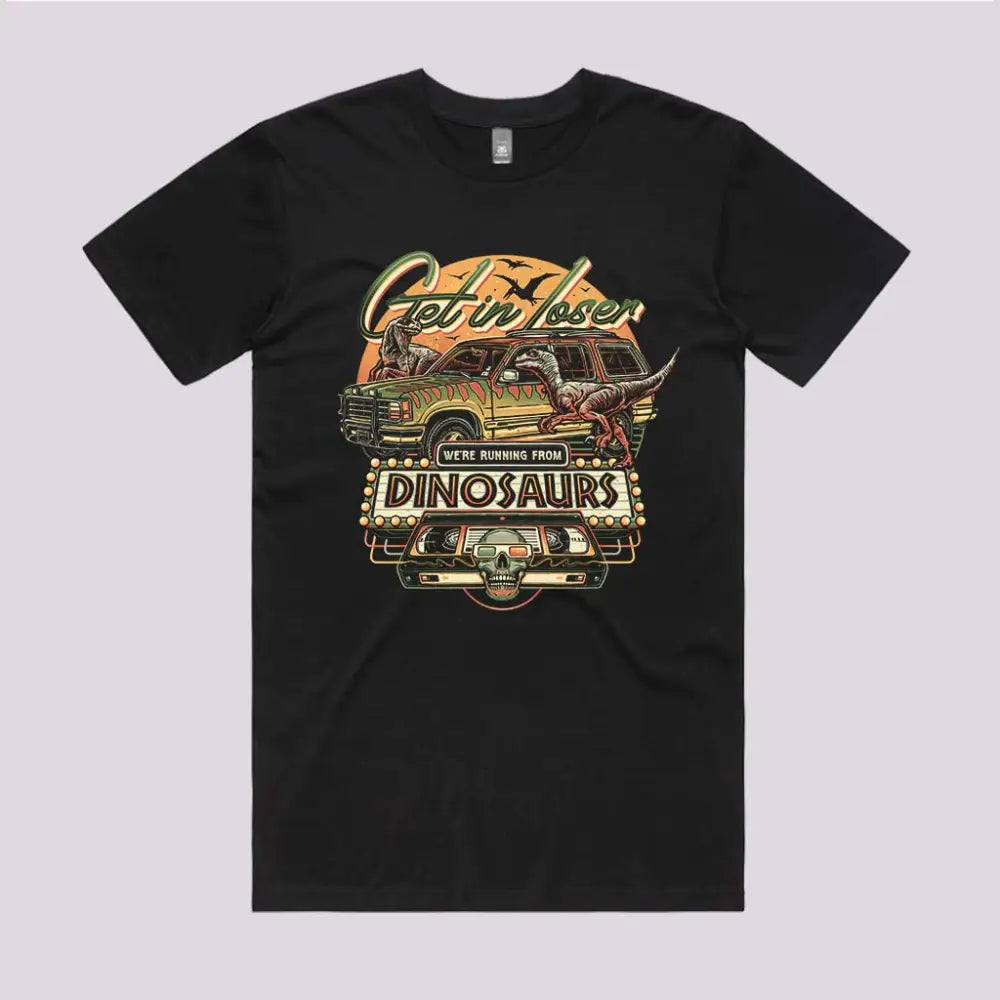 Running from Dinosaurs T-Shirt Hoodie, Sweatshirt | CiraTrend.com (Image 4)