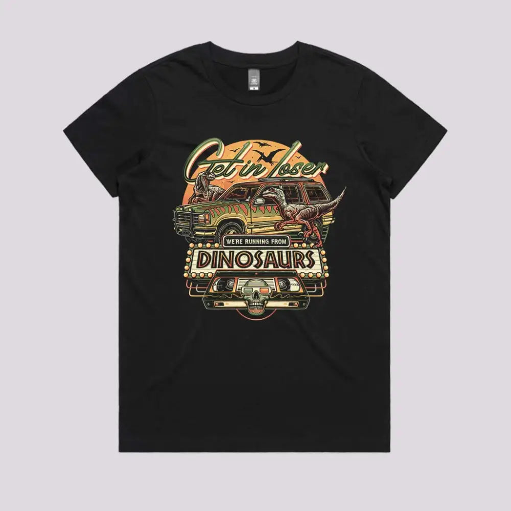 Running from Dinosaurs T-Shirt Hoodie, Sweatshirt | CiraTrend.com (Image 5)