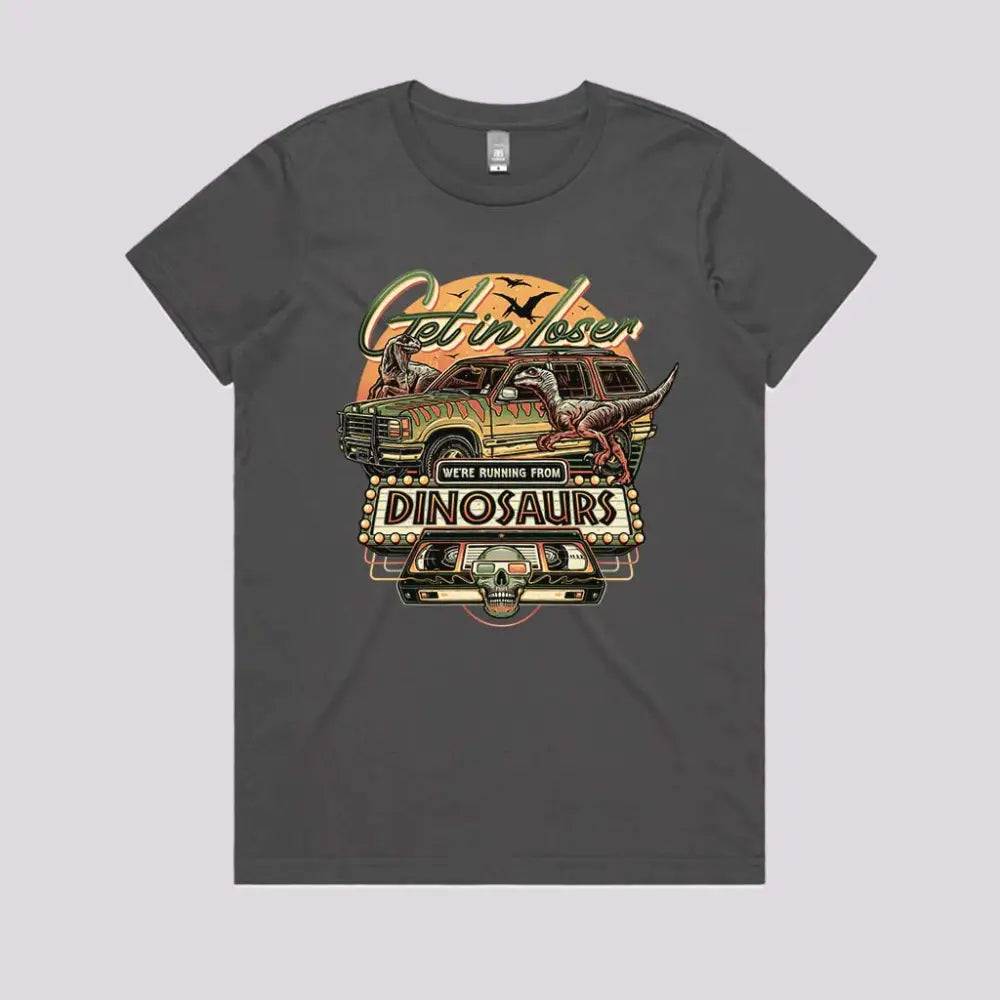 Running from Dinosaurs T-Shirt Hoodie, Sweatshirt | CiraTrend.com (Image 3)
