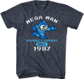 Running & Gunning Since 1987 Mega Man T-Shirt Hoodie, Sweatshirt | CiraTrend.com (Image 1)
