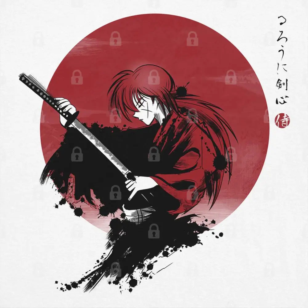 Rurouni Kenshin Sumi-e T-Shirt Hoodie, Sweatshirt | CiraTrend.com (Image 1)