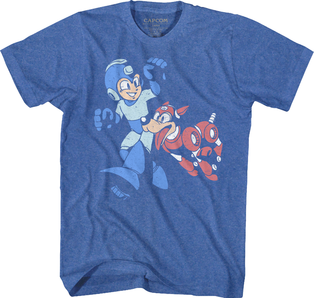Rush and Mega Man T-Shirt Hoodie, Sweatshirt | CiraTrend.com (Image 1)