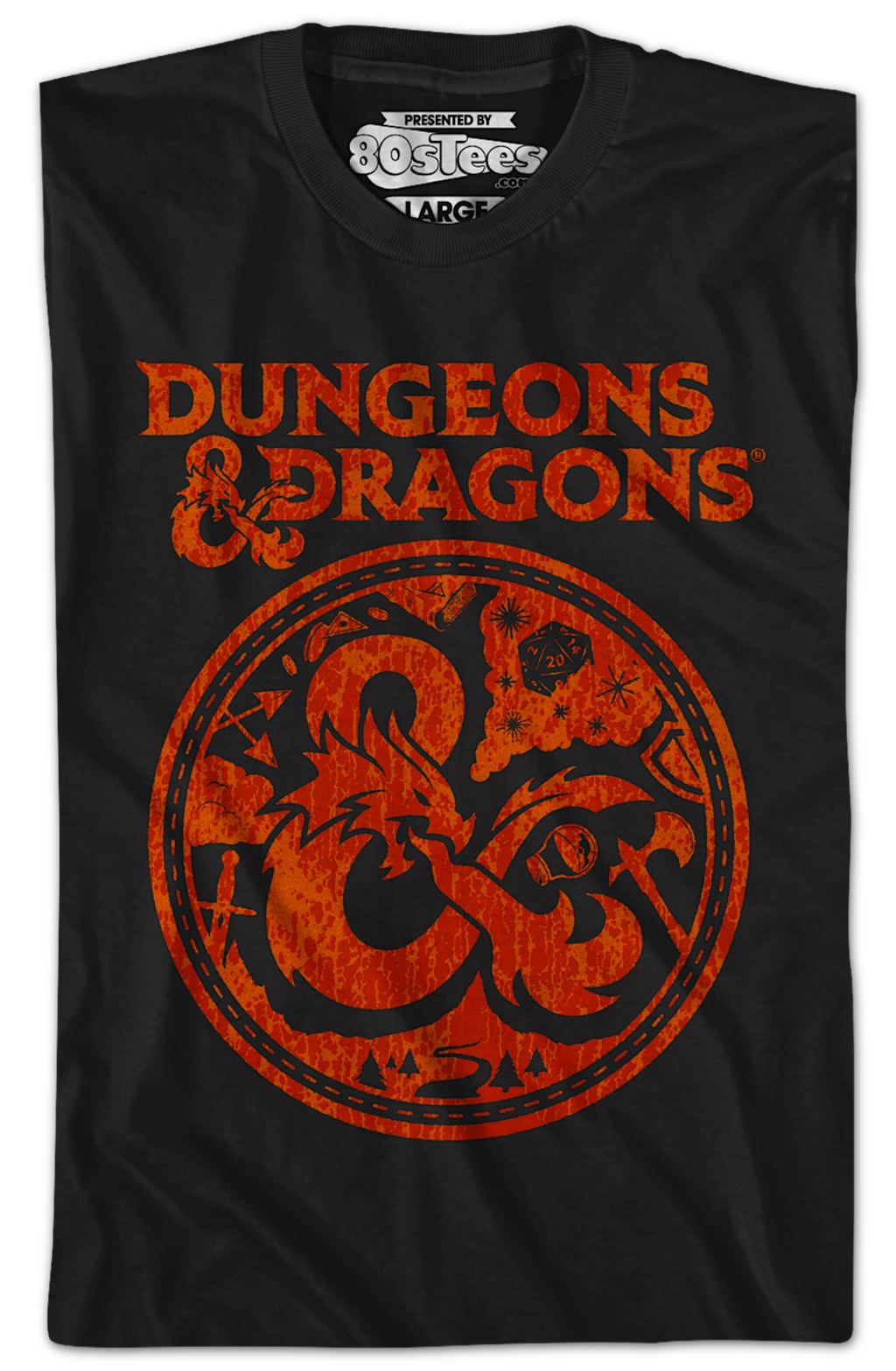 Rusted Logo Dungeons & Dragons T-Shirt Hoodie, Sweatshirt | CiraTrend.com (Image 2)