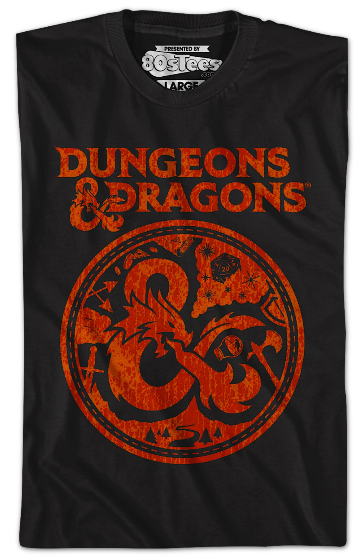 Rusted Logo Dungeons & Dragons T-Shirt Hoodie, Sweatshirt | CiraTrend.com (Image 2)