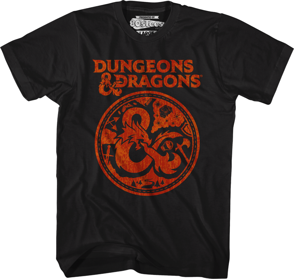 Rusted Logo Dungeons & Dragons T-Shirt Hoodie, Sweatshirt | CiraTrend.com (Image 1)