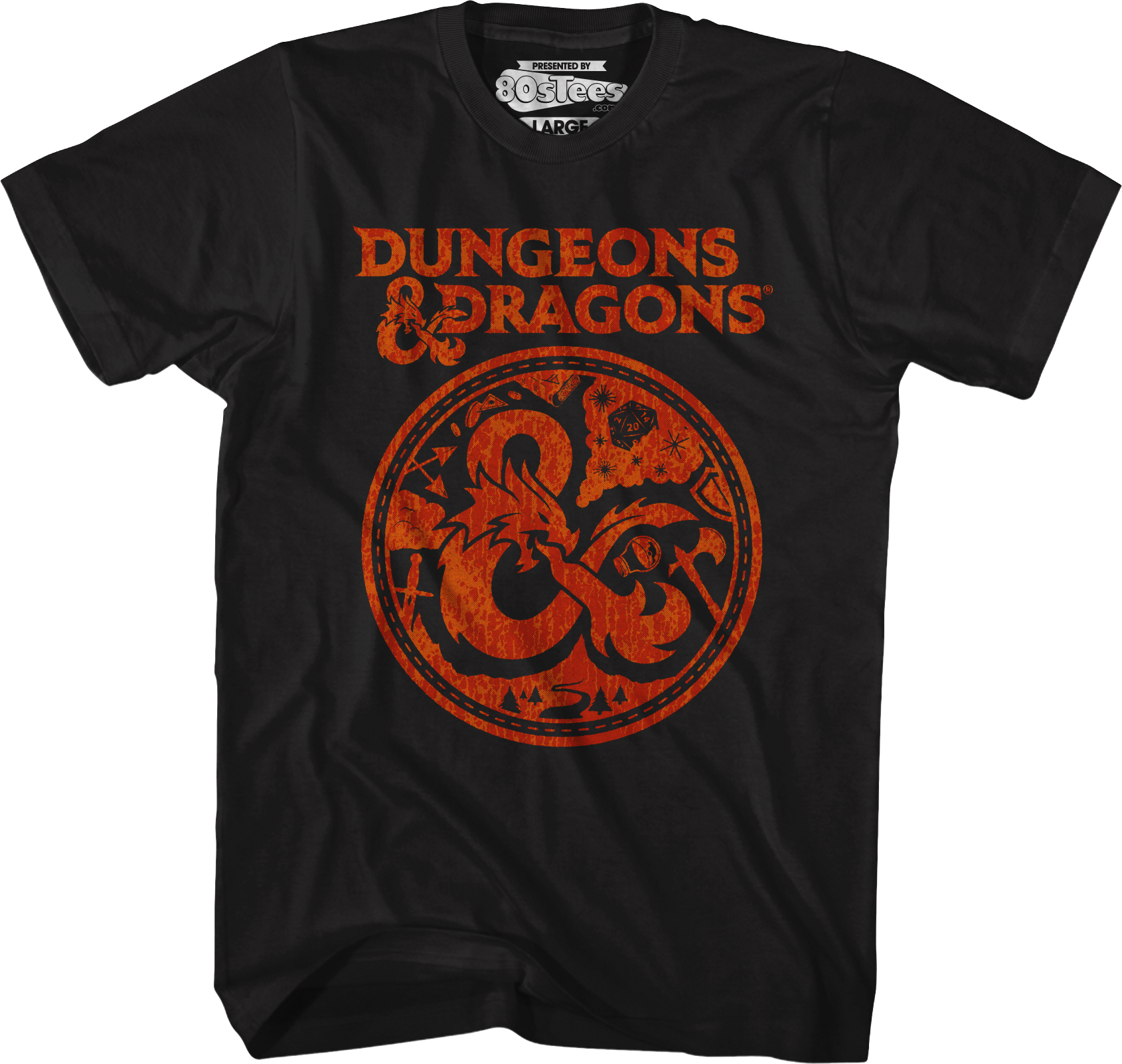 Rusted Logo Dungeons & Dragons T-Shirt Hoodie, Sweatshirt | CiraTrend.com (Image 1)
