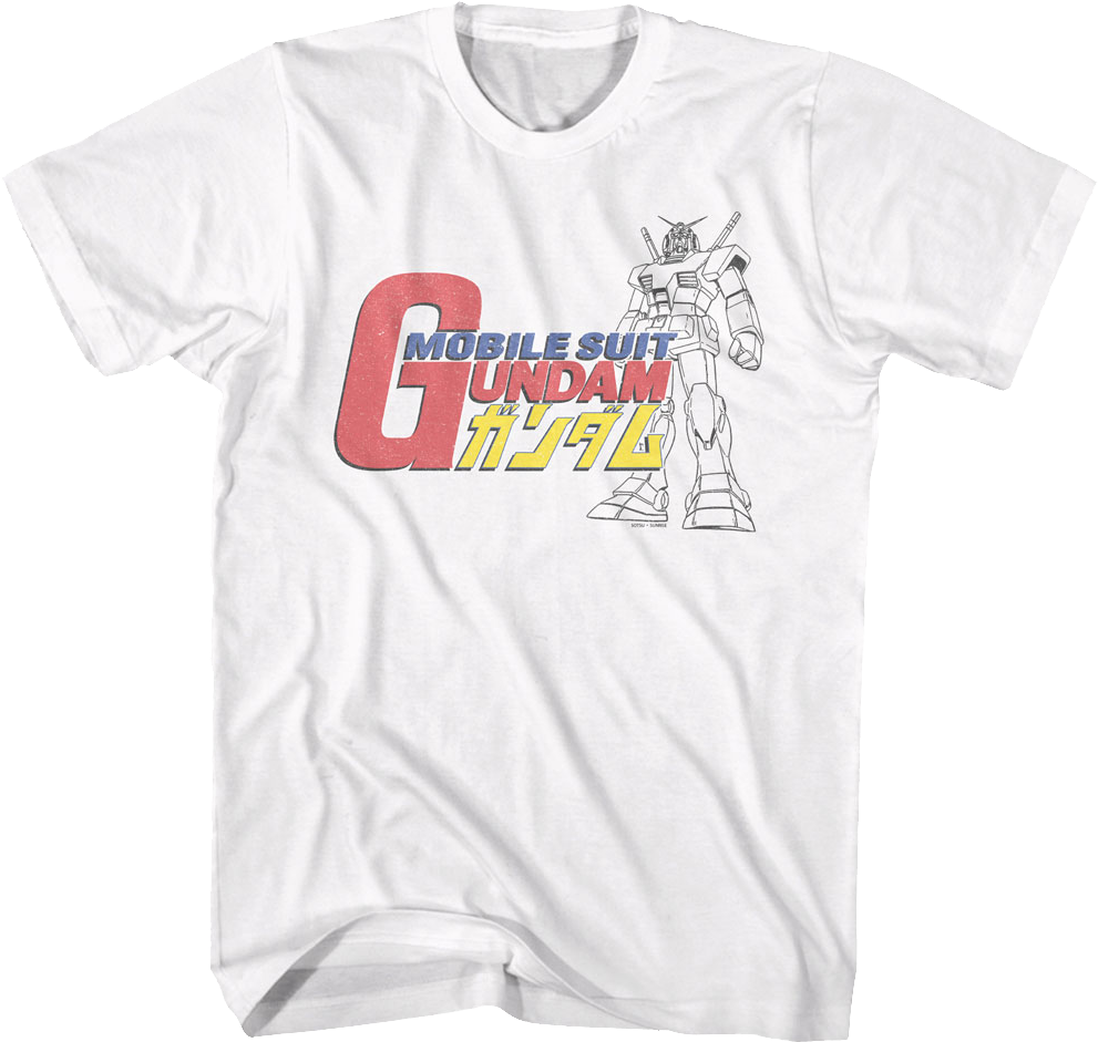 RX-78-2 Sketch Gundam T-Shirt Hoodie, Sweatshirt | CiraTrend.com (Image 1)