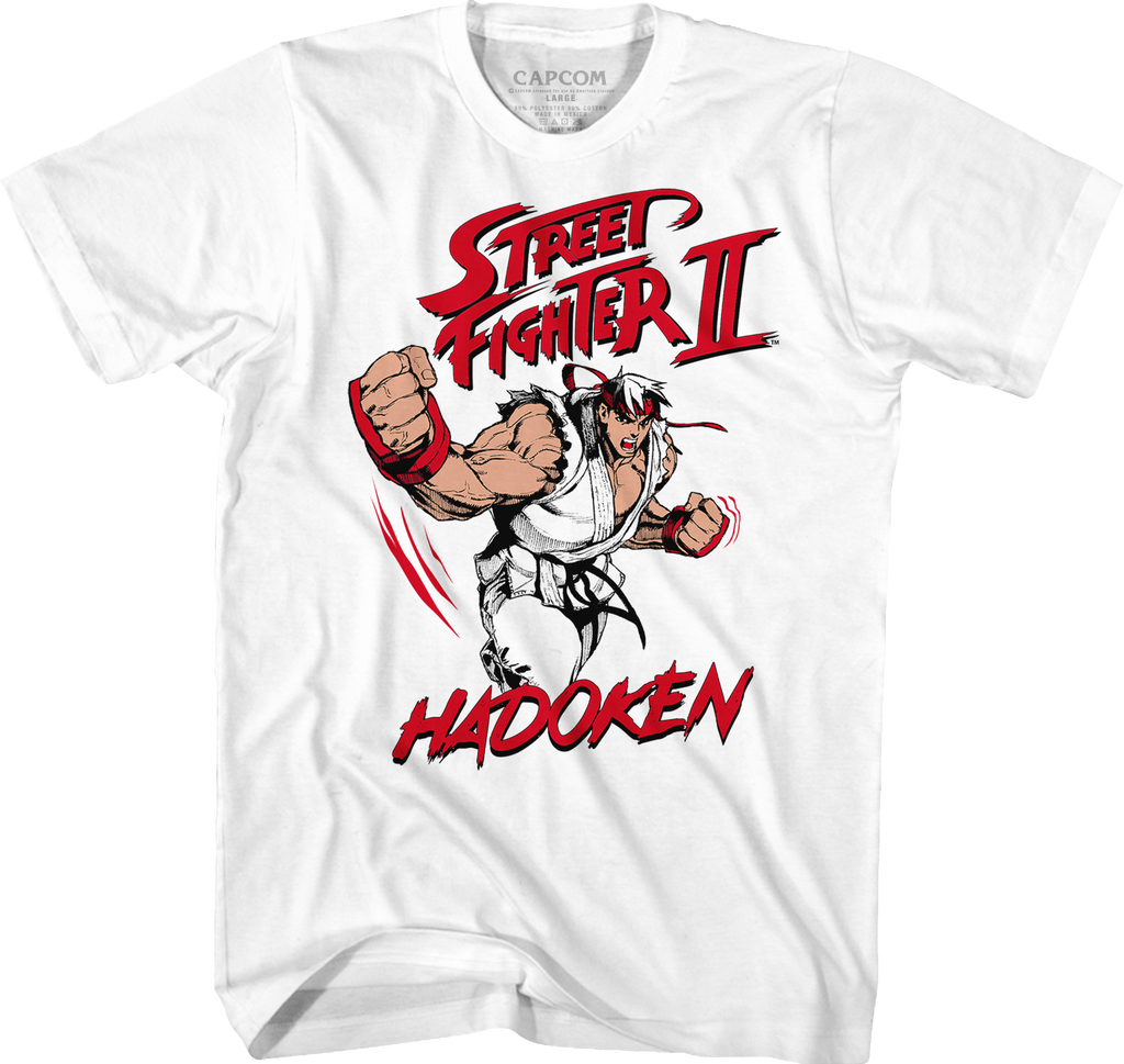 Ryu Hadoken Street Fighter T-Shirt Hoodie, Sweatshirt | CiraTrend.com (Image 1)