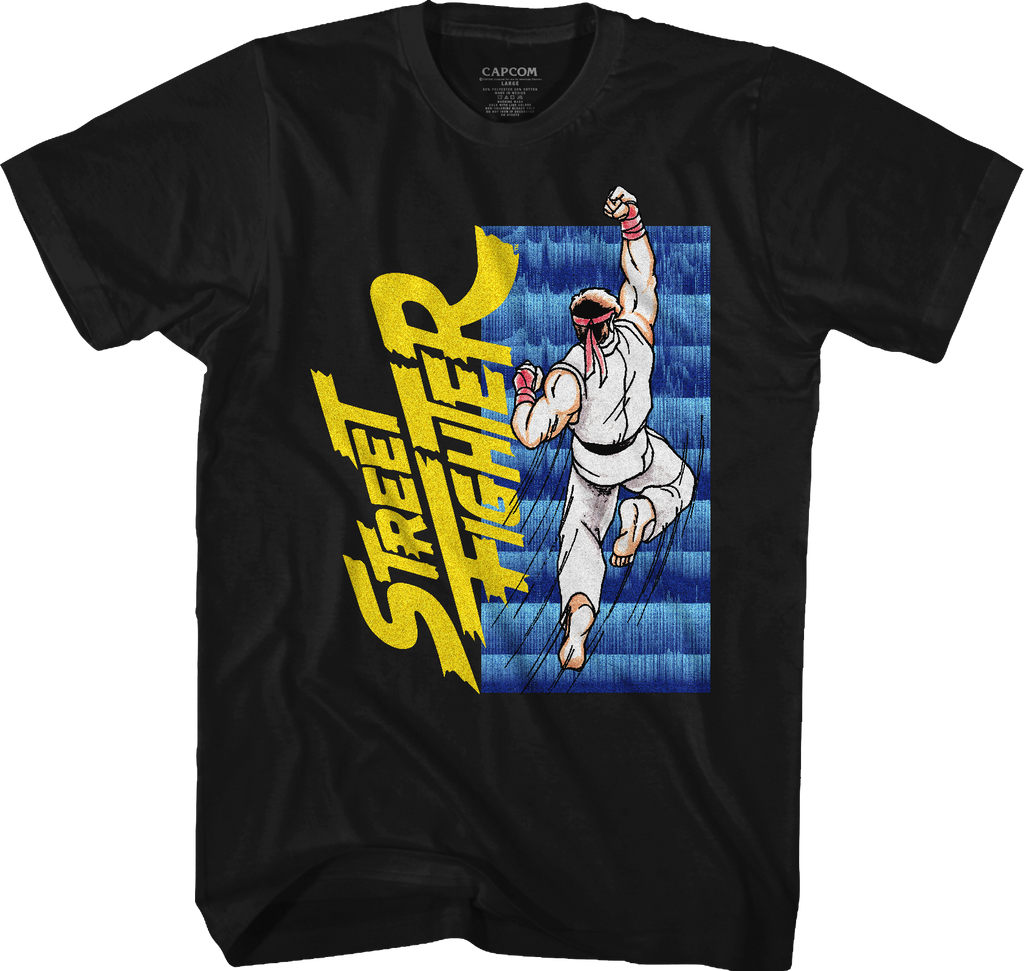 Ryu Shoryuken Street Fighter T-Shirt Hoodie, Sweatshirt | CiraTrend.com (Image 1)