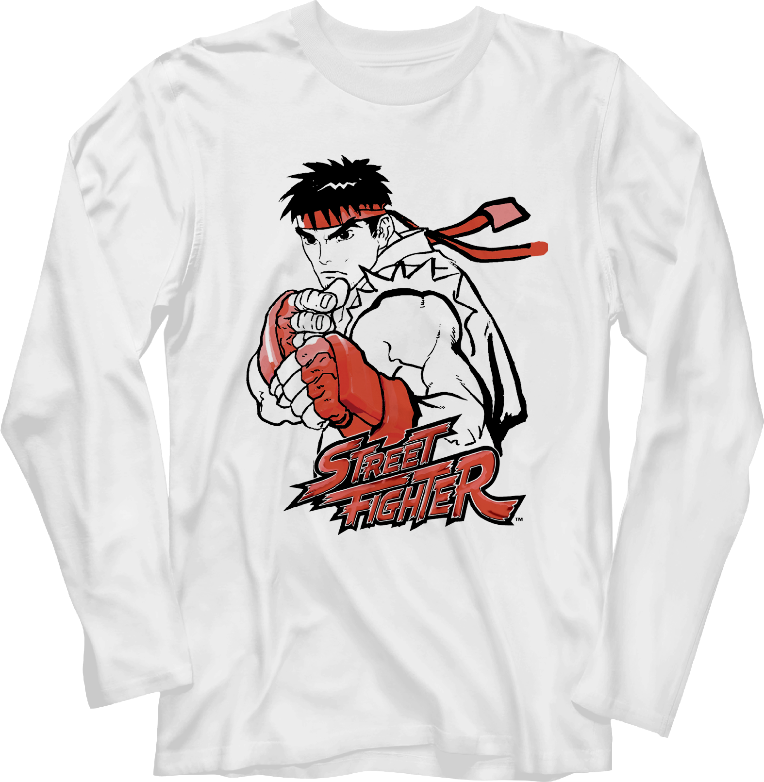 Ryu Street Fighter Long Sleeve Shirt Hoodie, Sweatshirt | CiraTrend.com