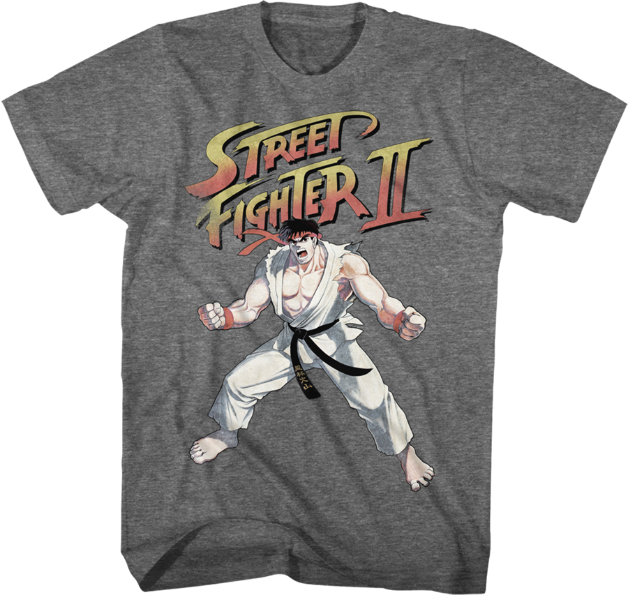 Ryu Street Fighter II T-Shirt Hoodie, Sweatshirt | CiraTrend.com (Image 1)