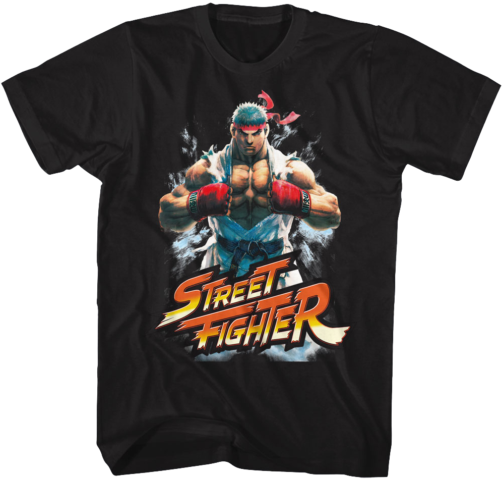 Ryu Street Fighter T-Shirt Hoodie, Sweatshirt | CiraTrend.com (Image 1)