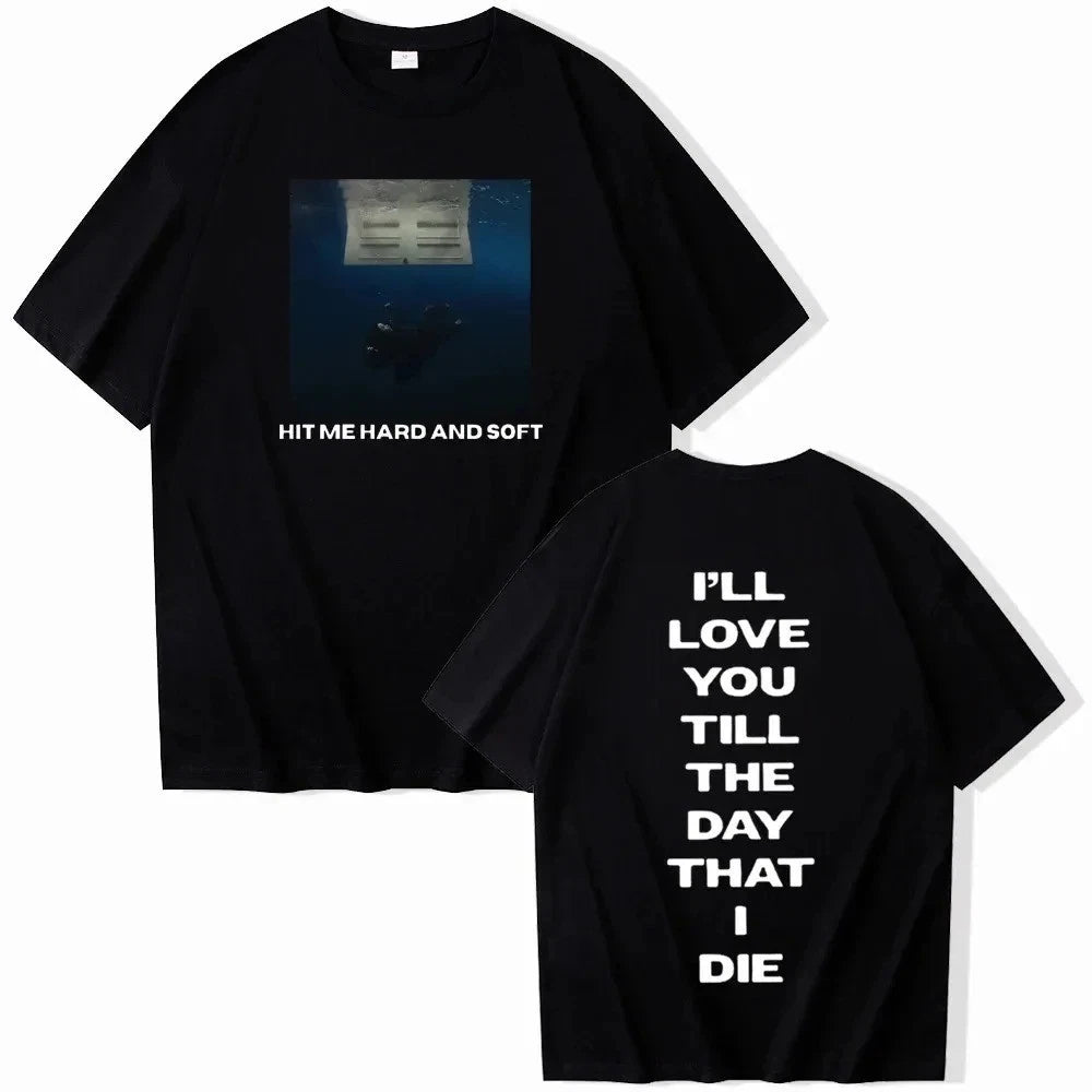 Billie Eilish T-Shirt Hit Me Hard and Soft 2026 Tour Album Unisex Tee Fan Merch