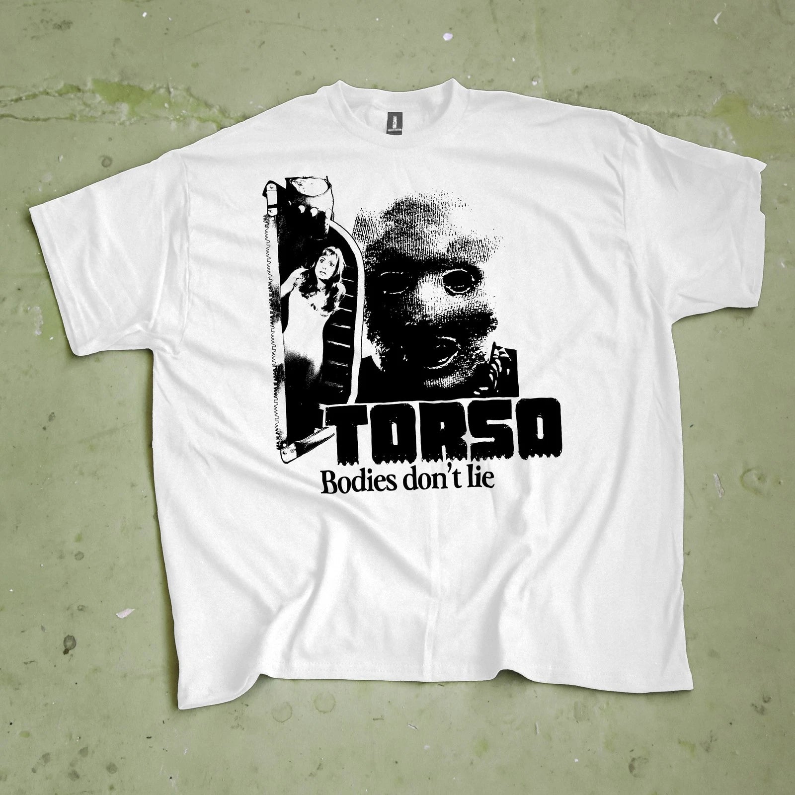 Torso T-Shirt - Italian Giallo Horror Movie T-Shirt, Vintage Cult Film Tee