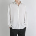 Men's Casual Slim Shirts Long Sleeve Button Down Tops Blouse