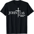 John 3 16 Devotional Team God Christian T-Shirt