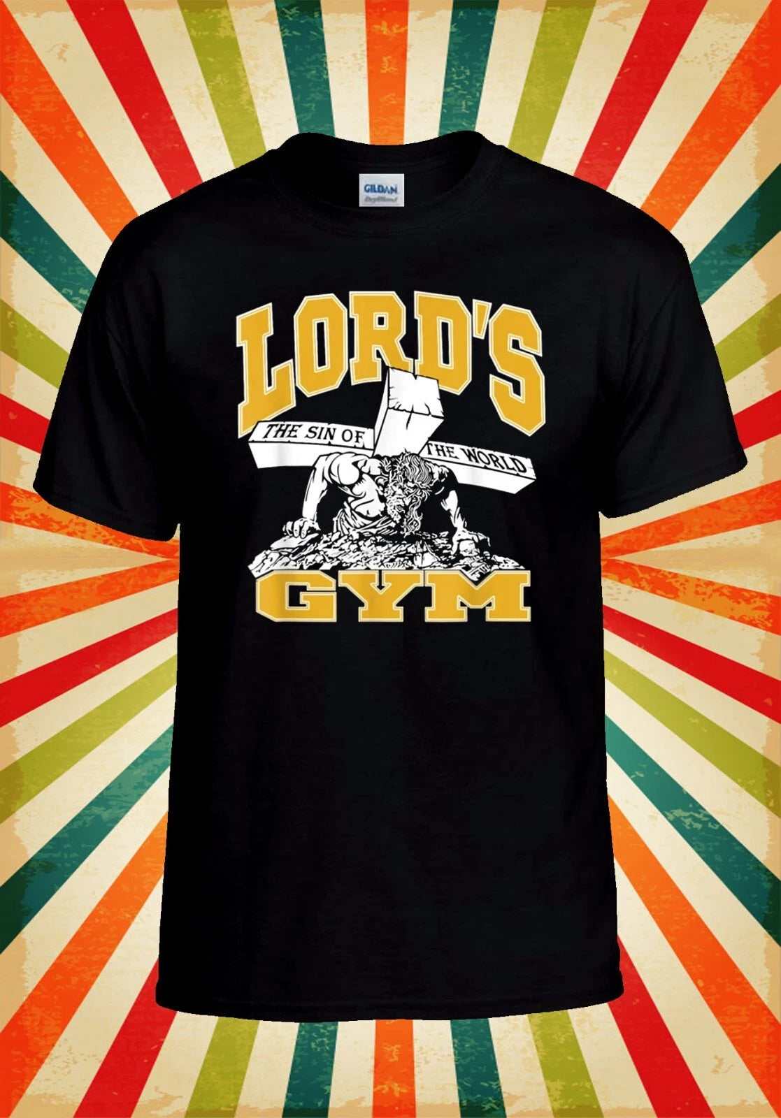Lords Gym T shirt Jesus Christ God Men Women Unisex Baseball T Shirt Top 3062