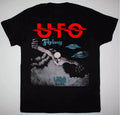 UFO Band Flying Collection T Shirt black basic Size S-5XL Cotton men