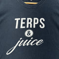 Y2K Terps & Juice Fairwinds Graphic T-Shirt Men's Large Streetwear Maryjane 420