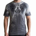 ARCHAIC by AFFLICTION Charcoal NIGHTWATCHER Short Sleeve Slim Fit Y2K T-shirt