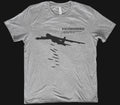 B52 Stratofortress Bomber, Airplane, Strategic Bomber HEATHER GRAY Soft t-shirt