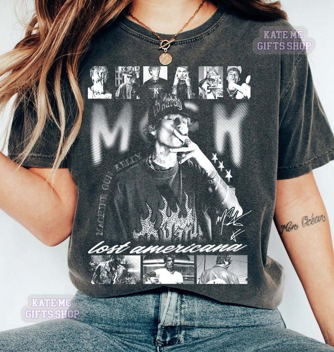 Machine Gun Kelly T-Shirt, MGK Rock Music Tee, Vintage Comfort Colors Shirt