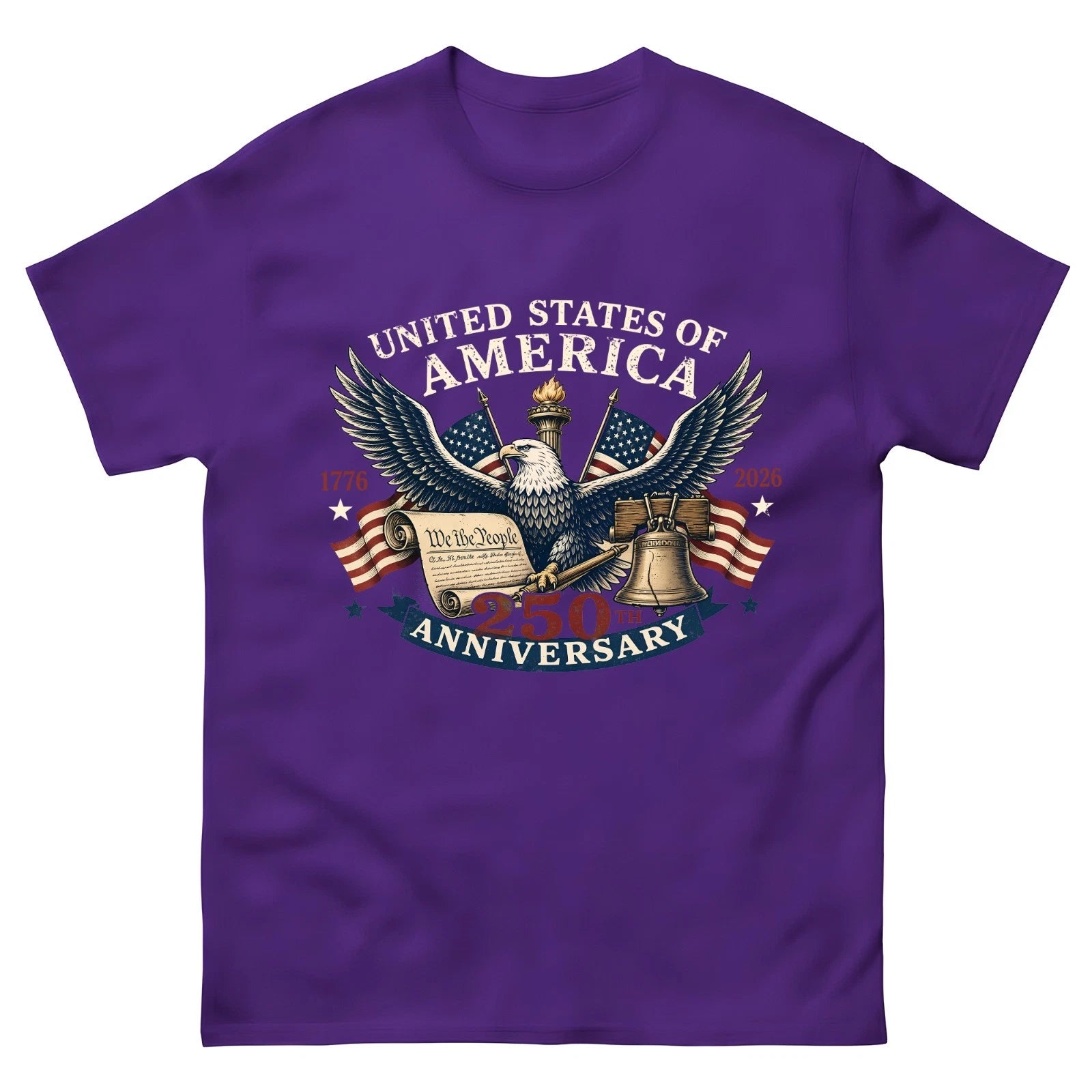 250th-Anniversary-Comfort-Colors-Shirt,-4th-of-July-T-Shirt,-USA-Flag-Vintage
