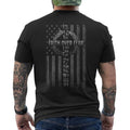 Faith Over Fear Shirt Christian American Flag Christ Cross Faith Gift ON BACK