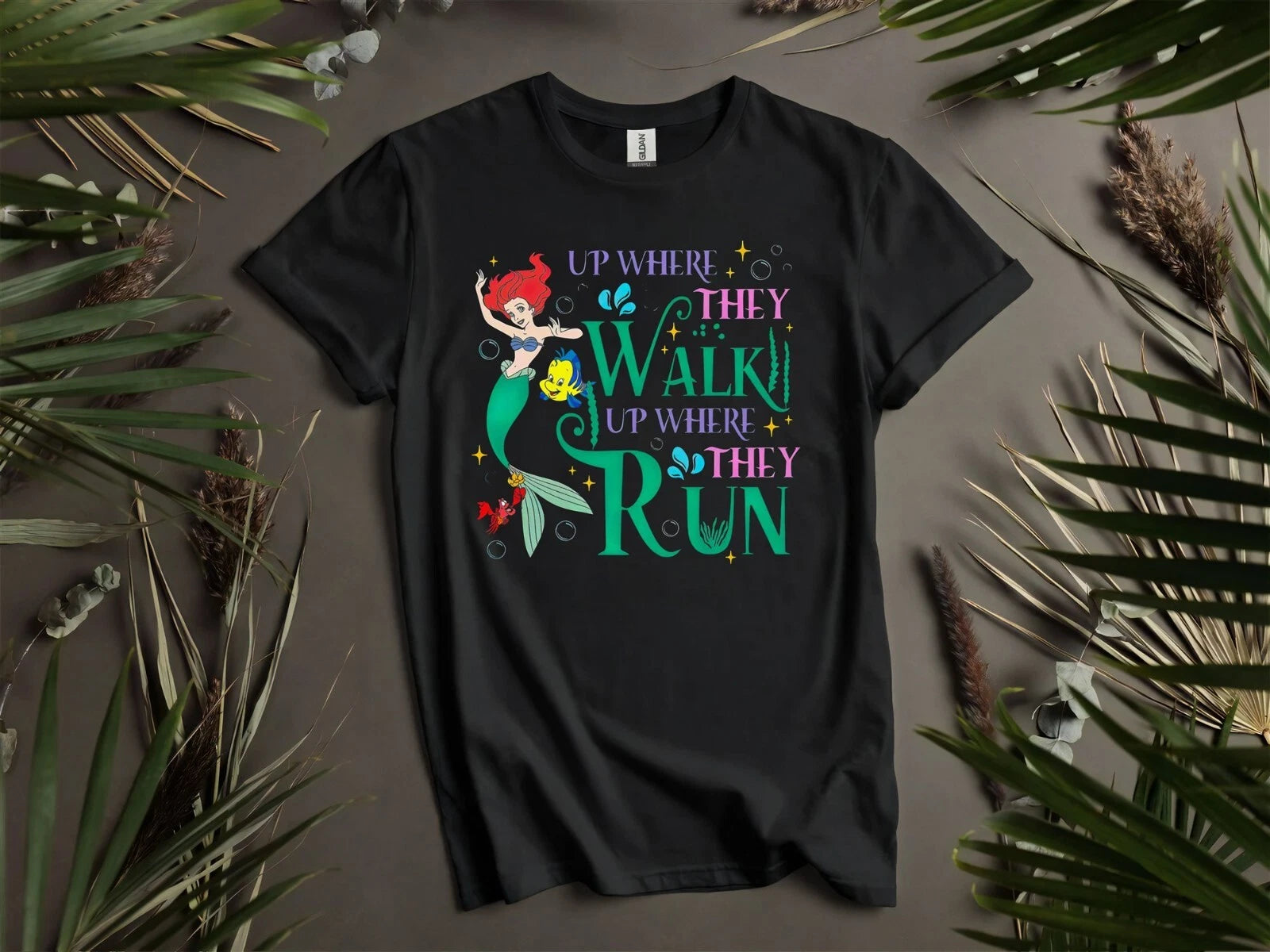 Little Mermaid Ariel Princess Up Where Hoodie Tshirt Men Women Unisex AD720