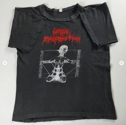 1992 CORPSE MOLESTATION Decension of a Darker Vintage Two Sides T-Shirt Reprint
