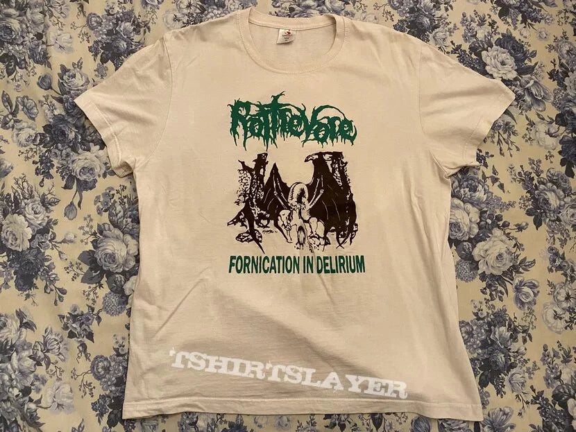 ROTTREVORE - Fornication in Delirium EP Vintage T-Shirt Reprint